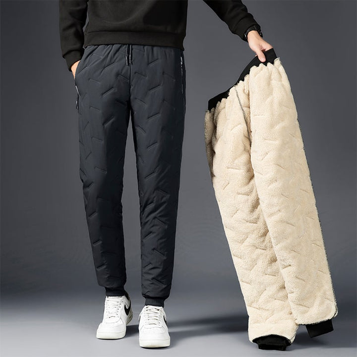 Unisex vinter fleecebukser