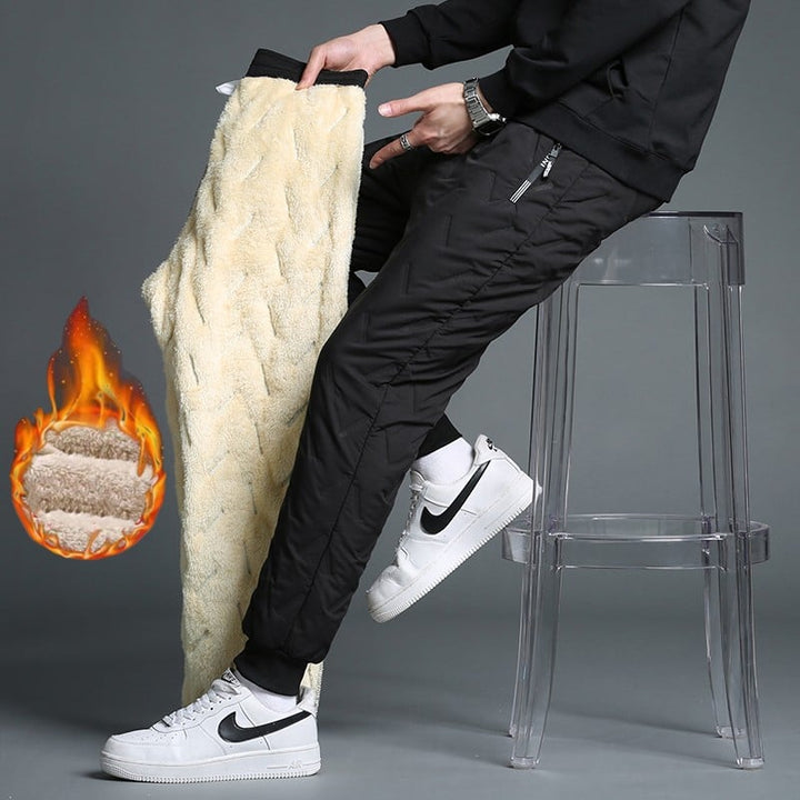 Unisex vinter fleecebukser